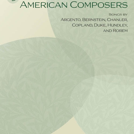 15 Art Songs by American Composers Low Voice Includes CD  A collection of works by major American song composers  Low voice and piano  BHI 93431