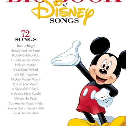 The Big Book of Disney Songs: 72 Songs - Trumpet