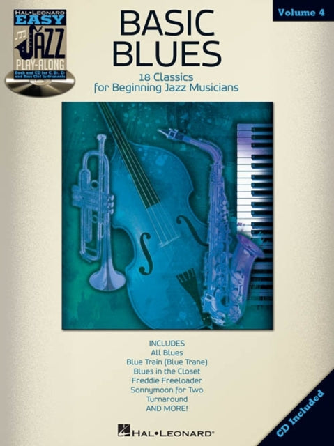 Easy Jazz PlayAlong Volume 4 Basic Blues Hal Leonard Easy Jazz PlayAlong