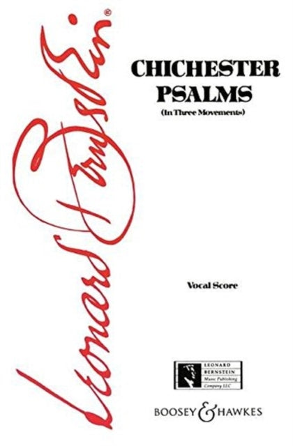 Chichester Psalms SATB  Piano Vocal Score