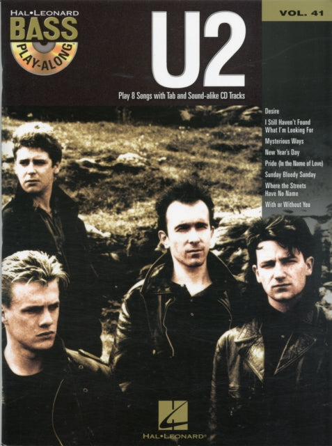 U2: Bass Play Along Volume 41