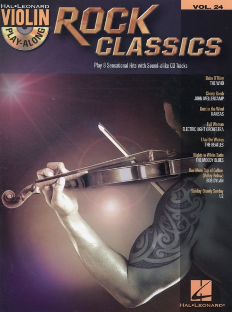 Violin PlayAlong Volume 24 Rock Classics Hal Leonard Violin Play Along