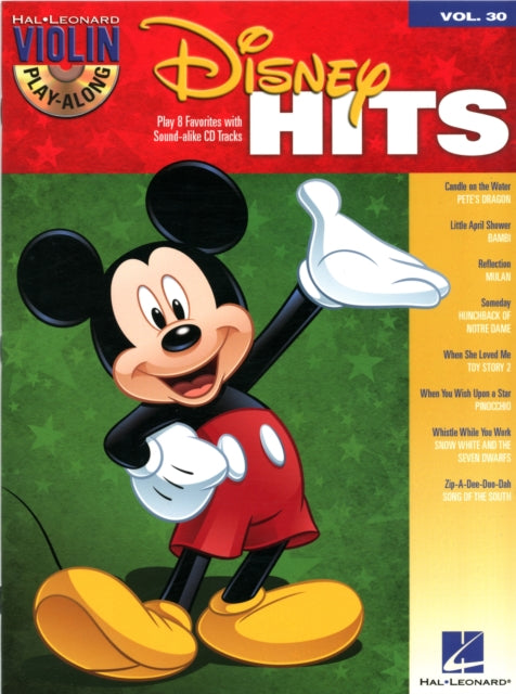 Disney Hits Violin PlayAlong Volume 30