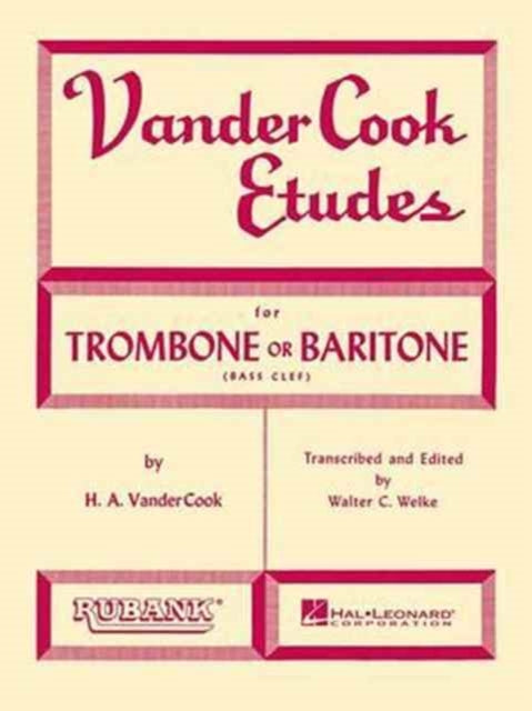 VANDERCOOK ETUDES FOR TROMBONE OR BARITO