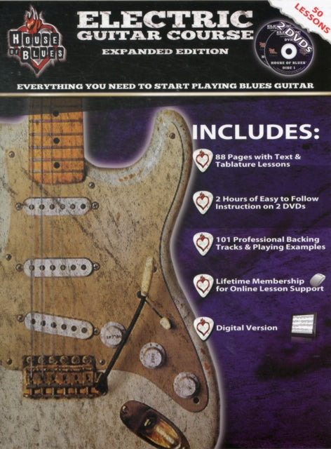 House Of Blues Electric Guitar Course House of Blues Book  DVD