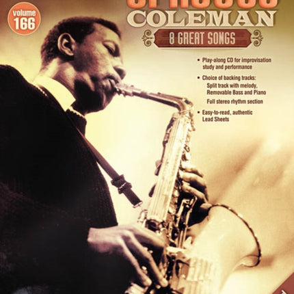 Ornette Coleman Jazz PlayAlong Volume 166