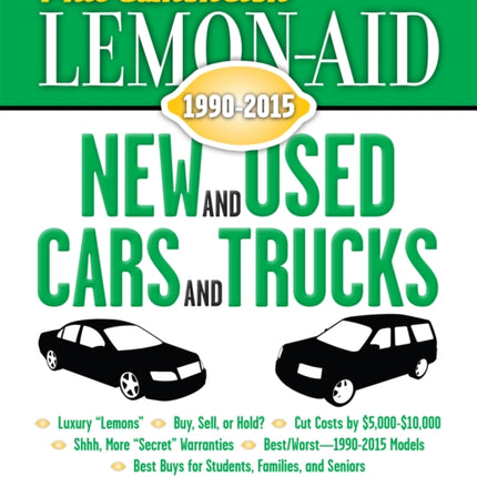 LEMON AID NEW AND USED CARS AN Lemon Aid New and