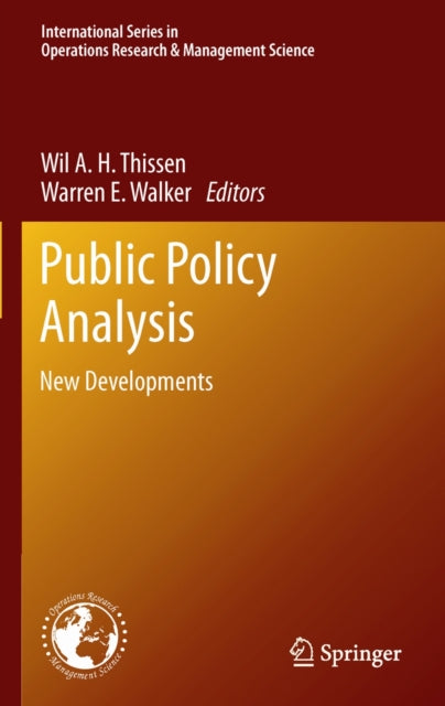 Public Policy Analysis New Developments 179 International Series in Operations Research  Management Science