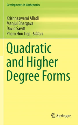 Quadratic and Higher Degree Forms