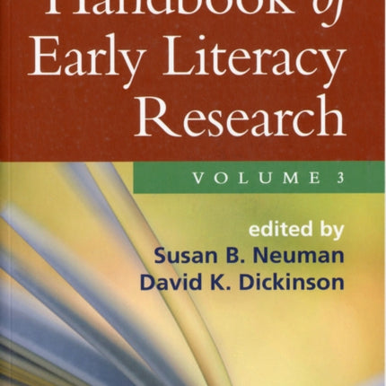 Handbook of Early Literacy Research