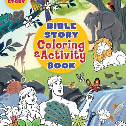 Bible story coloring and activity book