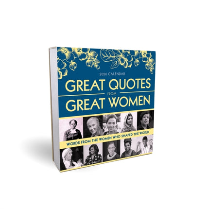 2026 Great Quotes from Great Women Boxed Calendar