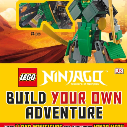 LEGO® NINJAGO: Build Your Own Adventure: With Lloyd Minifigure and Exclusive Ninja Merch, Book Includes More Than 50 Buil