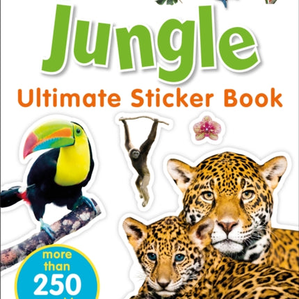 Ultimate Sticker Book: Jungle: More Than 250 Reusable Stickers