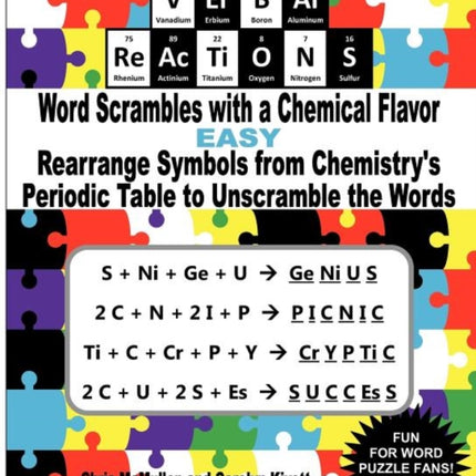 VErBAl ReAcTiONS  Word Scrambles with a Chemical Flavor Easy