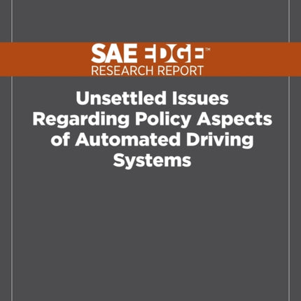 Unsettled Issues Regarding Policy Aspects of