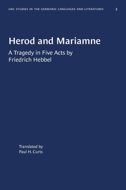 Herod and Mariamne  A Tragedy in Five Acts by