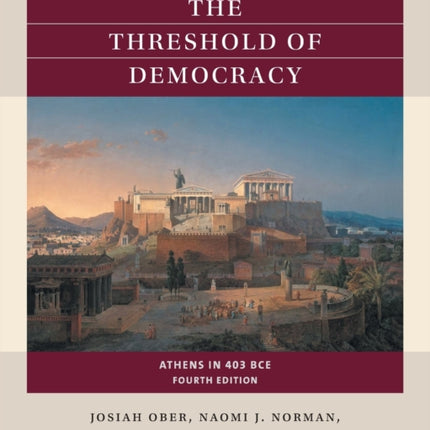 The Threshold of Democracy  Athens in 403 B.C.E.
