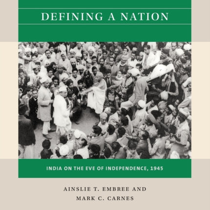 Defining a Nation  India on the Eve of