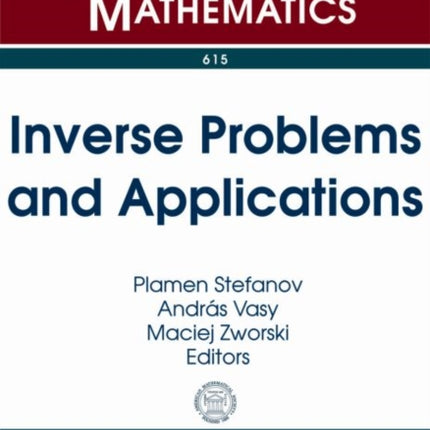 Inverse Problems and Applications