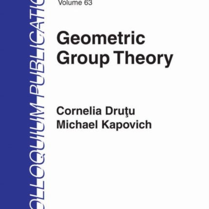 Geometric Group Theory