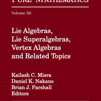 Lie Algebras Lie Superalgebras Vertex Algebras