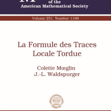 La Formule des Traces Locale Tordue
