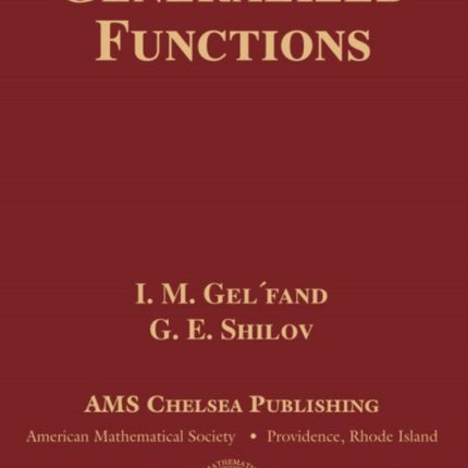 Generalized Functions Volumes 16