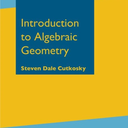 Introduction to Algebraic Geometry