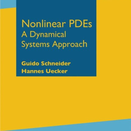 Nonlinear PDEs  A Dynamical Systems Approach