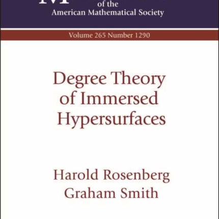 Degree Theory of Immersed Hypersurfaces