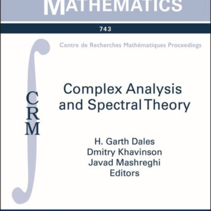 Complex Analysis and Spectral Theory