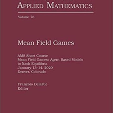 Mean Field Games