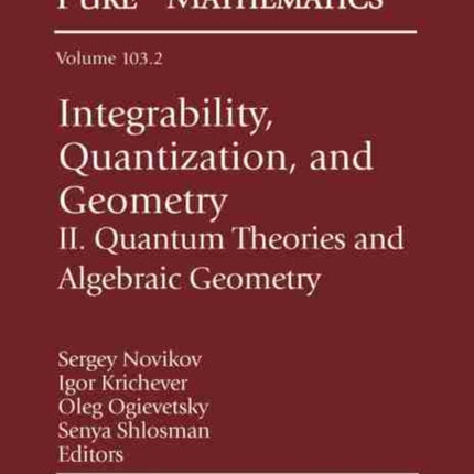 Integrability Quantization and Geometry  II.