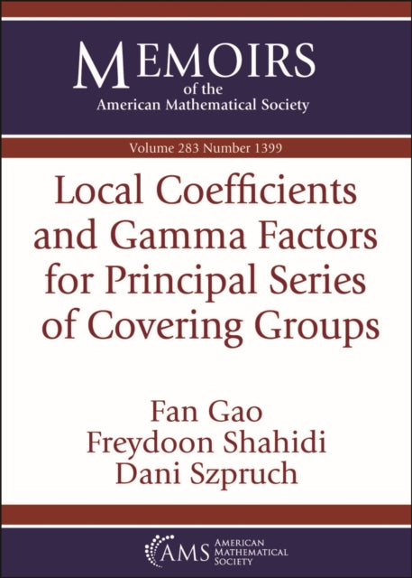 Local Coefficients and Gamma Factors for Principal Series of Covering Groups