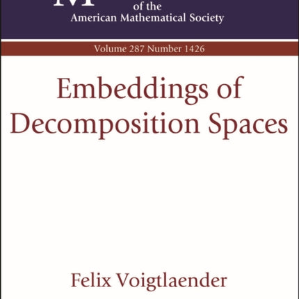 Embeddings of Decomposition Spaces