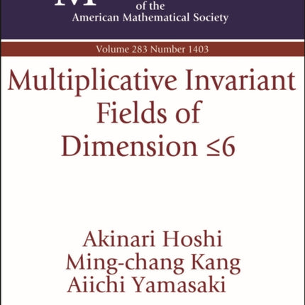 Multiplicative Invariant Fields of Dimension leq