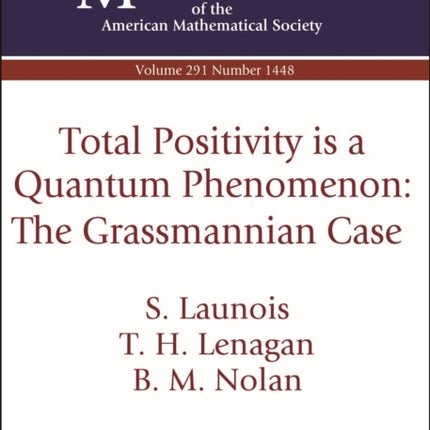 Total Positivity is a Quantum Phenomenon  The