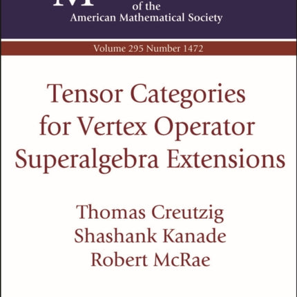 Tensor Categories for Vertex Operator