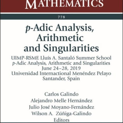pAdic Analysis Arithmetic and Singularities