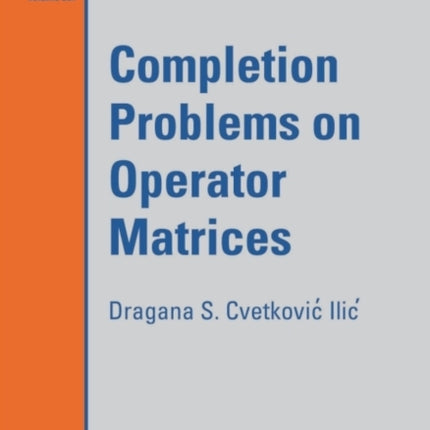 Completion Problems on Operator Matrices