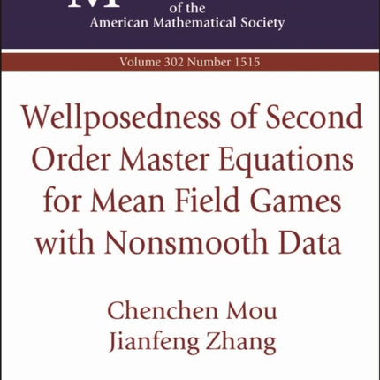 Wellposedness of Second Order Master Equations