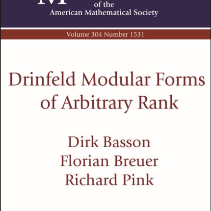 Drinfeld Modular Forms of Arbitrary Rank