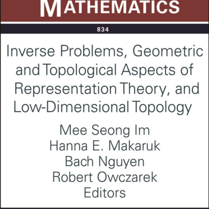 Inverse Problems Geometric and Topological Aspects of Representation Theory and LowDimensional Topology
