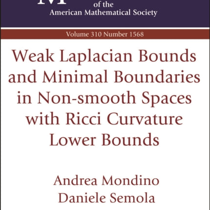 Weak Laplacian Bounds and Minimal Boundaries in Nonsmooth Spaces with Ricci Curvature Lower Bounds