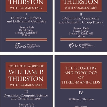 Collected Works of William P. Thurston with
