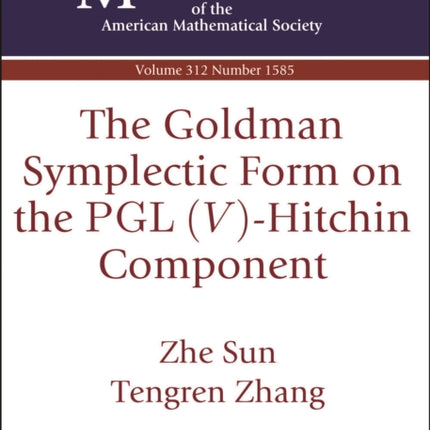 The Goldman Symplectic Form on the operatorname PGLVHitchin Component