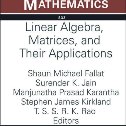 Linear Algebra Matrices and Their Applications