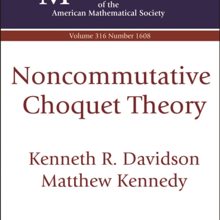 Noncommutative Choquet Theory