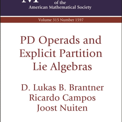 PD Operads and Explicit Partition Lie Algebras